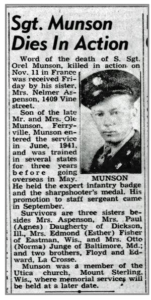 S/Sgt Orel Munson