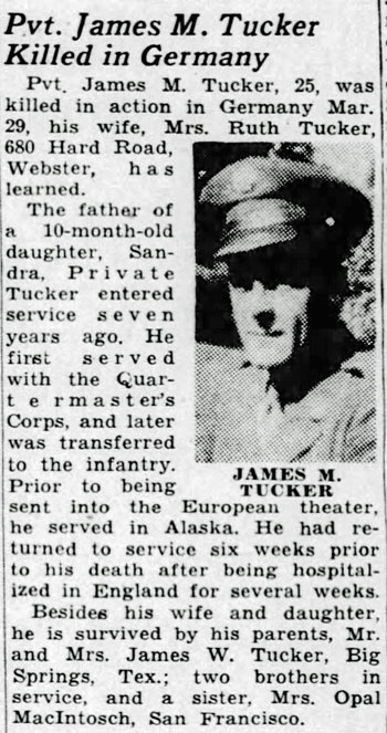 Pvt James M Tucker