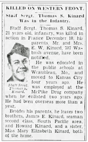 S/Sgt Thomas S Kinard