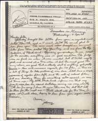 John Ryan letter from somewhere in Germany, 4-4-1945
