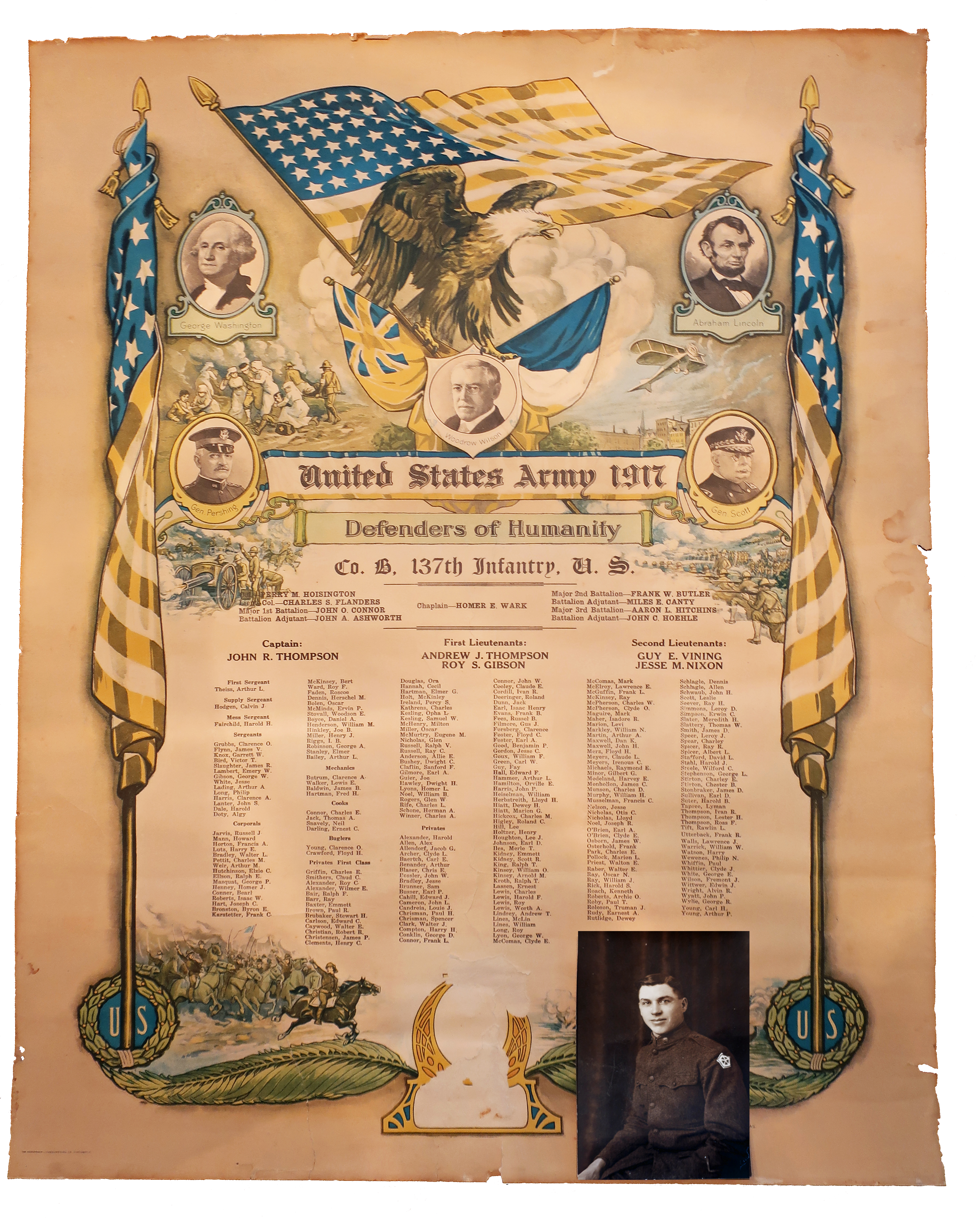 137th Infantry Regiment Company B 1917