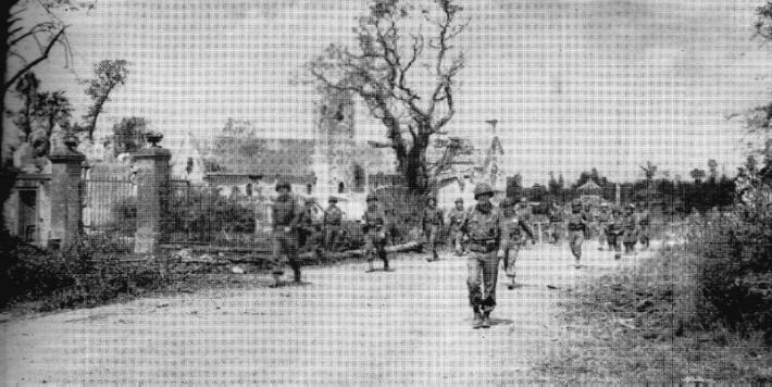 35th Div. in La Meauffe July 1944