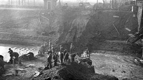 Culvert and fill across Emischer Canal