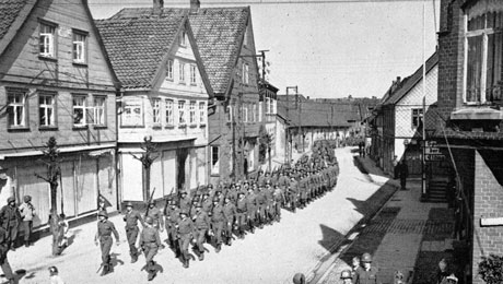 VE Day Parade and Ceremony Eldagsoz, Germany