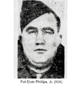 Pvt Elvin Phillips, Jr