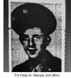 T/5 Peter H Wenzel