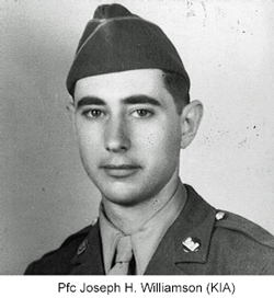Pfc Joseph H Williamson