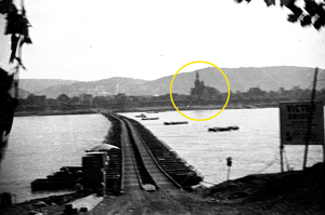 Victor Bridge, Rhine River, near Remagen Germany