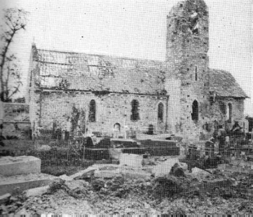 Church in La Meauffe, July 1944