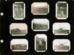 Pfc. Domenic D'Alessandris photo album page