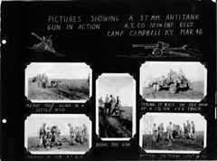 Pfc. Domenic D'Alessandris photo album page