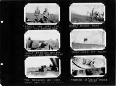 Pfc. Domenic D'Alessandris photo album page