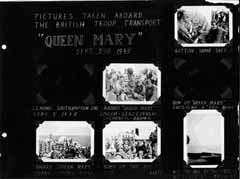 Pfc. Domenic D'Alessandris photo album page