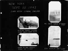 Pfc. Domenic D'Alessandris photo album page