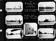 Pfc. Domenic D'Alessandris photo album page