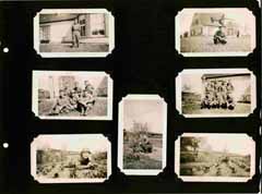 Pfc. Domenic D'Alessandris photo album page