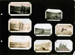 Pfc. Domenic D'Alessandris photo album page