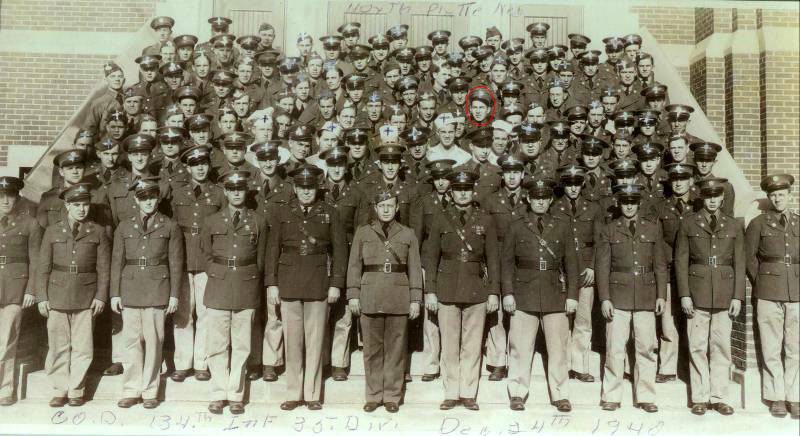 Company D 134th Infantry Regiment 1940