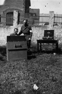 Cross and Chaplin rehearsing service