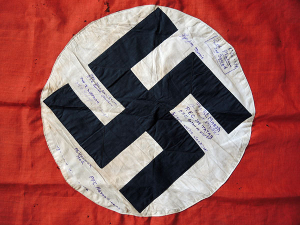 Captured Nazi Flag