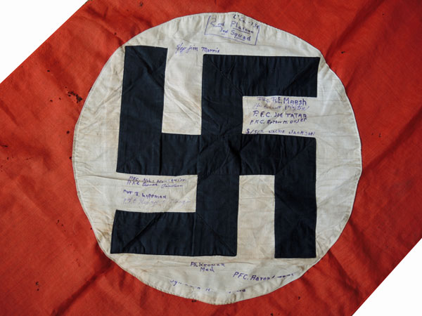 Captured Nazi Flag