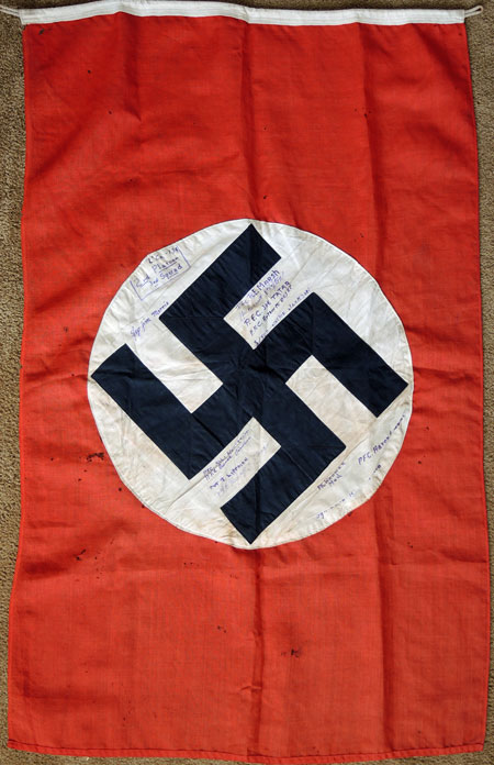 Captured Nazi Flag