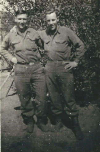 Pfc Harry A Krantz & Pfc Wesley Y Hasty