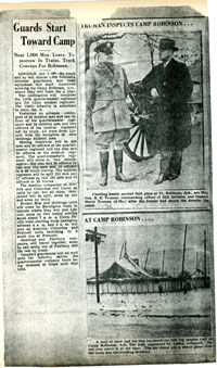 Guards Start Toward Camp, January 1, 1941