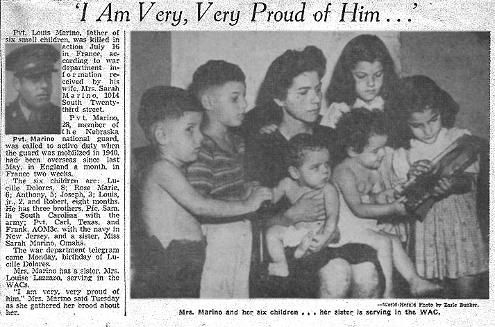 Pvt. Louis A Marino
