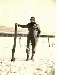 T/5 Bruce E Ross during the Battle of the Bulge