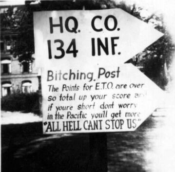 Sgn at HQ Company 134 prior to leaving ETO