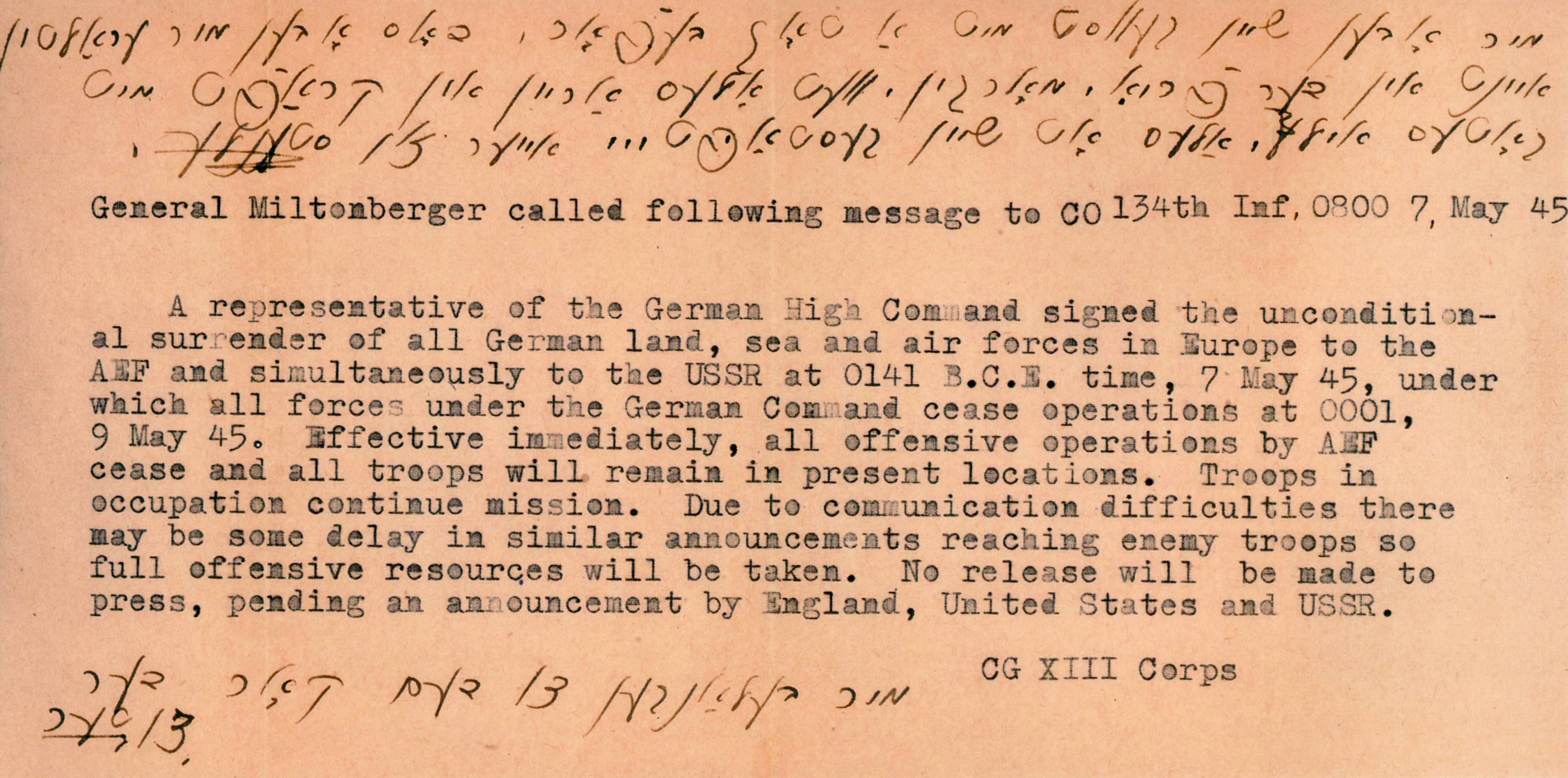 Unconditional German Surrender