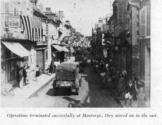 Le 134th Infantry Regiment libère Orléans, Montargis, Bellegarde ... Vi2