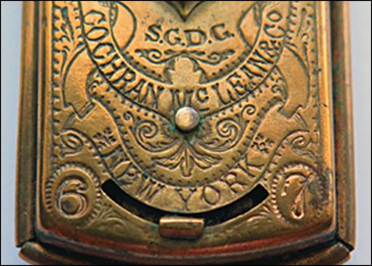 A close-up of a brass object

Description automatically generated