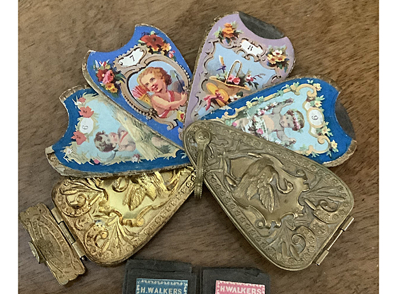 Fan with Swan needle
case