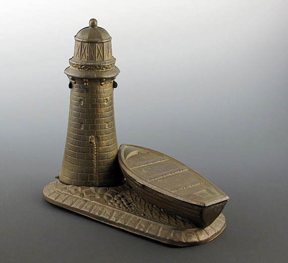 Lighthouse with Boat needle 
case