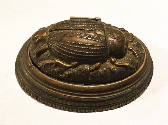 Sewing Beetle on Plinth needle
case