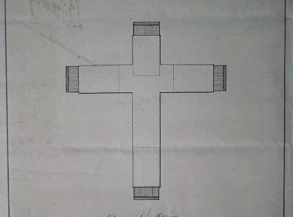 Cross needle case